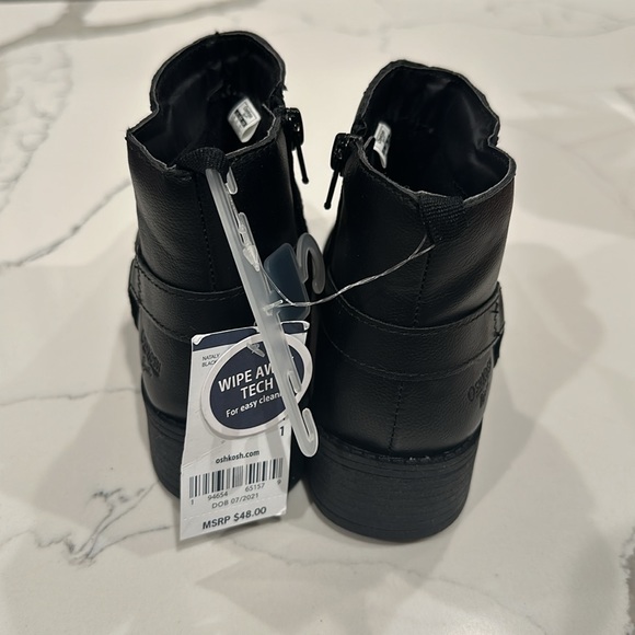 NWT Girls Black Boots - Picture 4 of 7